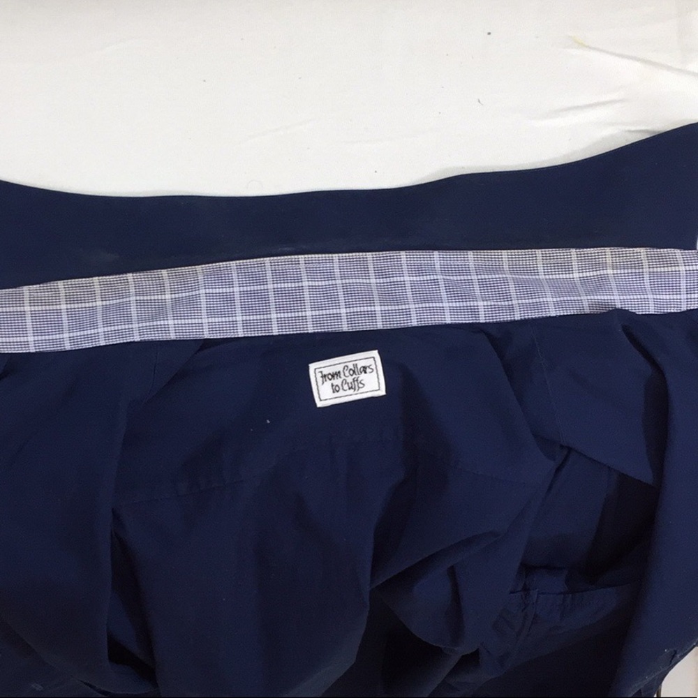 🌹From Collars To Cuffs Striped Trim Button Front Shirt Top - Picture 13 of 13